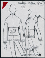 Cashin's illustrations of ready-to-wear designs for Russell Taylor, Spring 1980 collection. b046_f06-24