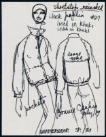 Cashin's illustrations of ready-to-wear designs for Russell Taylor, Spring 1980 collection. b046_f06-28
