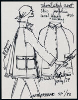 Cashin's illustrations of ready-to-wear designs for Russell Taylor, Spring 1980 collection. b046_f06-27
