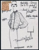 Cashin's illustrations of ready-to-wear designs for Russell Taylor, Spring 1980 collection. b046_f06-31