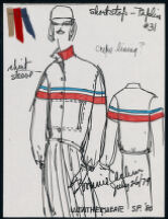 Cashin's illustrations of ready-to-wear designs for Russell Taylor, Spring 1980 collection. b046_f06-32