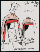 Cashin's illustrations of ready-to-wear designs for Russell Taylor, Spring 1980 collection. b046_f06-33