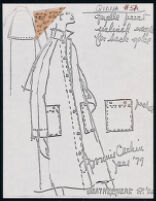 Cashin's illustrations of ready-to-wear designs for Russell Taylor, Spring 1980 collection. b046_f06-06