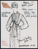 Cashin's illustrations of ready-to-wear designs for Russell Taylor, Spring 1980 collection. b046_f06-08