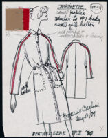 Cashin's illustrations of "Cashinette" designs for Russell Taylor, Spring II, 1980 collection. f07-02