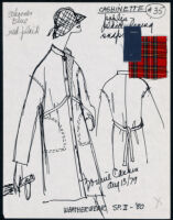 Cashin's illustrations of "Cashinette" designs for Russell Taylor, Spring II, 1980 collection. f07-03