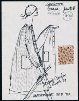 Cashin's illustrations of "Cashinette" designs for Russell Taylor, Spring II, 1980 collection. f07-08