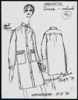 Cashin's illustrations of "Cashinette" designs for Russell Taylor, Spring II, 1980 collection. f07-09