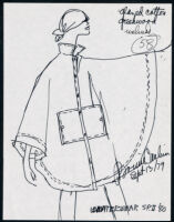 Cashin's illustrations of ready-to-wear designs for Russell Taylor,  Spring II 1980 collection. f09-08