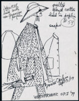 Cashin's illustrations of ready-to-wear designs for Russell Taylor,  Spring II 1980 collection. f09-09