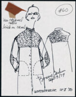 Cashin's illustrations of ready-to-wear designs for Russell Taylor,  Spring II 1980 collection. f09-10