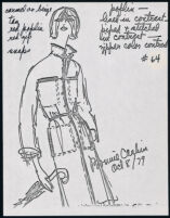 Cashin's illustrations of ready-to-wear designs for Russell Taylor,  Spring II 1980 collection. f09-11