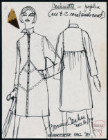 Cashin's illustrations of ready-to-wear designs for Russell Taylor, Fall 1980 collection. b048_f02-01