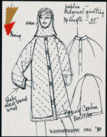 Cashin's illustrations of ready-to-wear designs for Russell Taylor, Fall 1980 collection. b048_f02-06