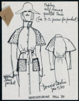 Cashin's illustrations of ready-to-wear designs for Russell Taylor, Fall 1980 collection. b048_f02-11