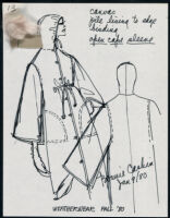 Cashin's illustrations of ready-to-wear designs for Russell Taylor, Fall 1980 collection. b048_f02-13