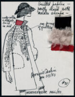 Cashin's illustrations of ready-to-wear designs for Russell Taylor, Fall 1980. b048_f03-06