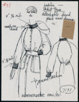 Cashin's illustrations of ready-to-wear designs for Russell Taylor, Fall 1980. b048_f03-10