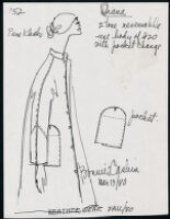 Cashin's illustrations of ready-to-wear designs for Russell Taylor, Fall 1980. b048_f03-25
