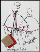 Cashin's illustrations of ready-to-wear designs for Russell Taylor, Spring 1982 collection. f01-05