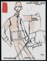 Cashin's illustrations of ready-to-wear designs for Russell Taylor. b048_f04-28