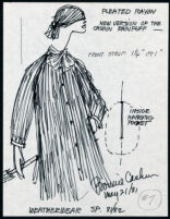 Cashin's illustrations of ready-to-wear designs for Russell Taylor, Spring 1982 collection. f01-07