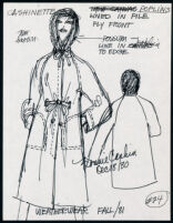 Cashin's illustrations of ready-to-wear designs for Russell Taylor, Fall 1981 collection. b050_f01-23