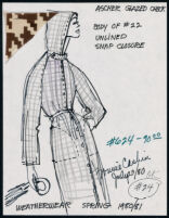 Cashin's illustrations of ready-to-wear designs for Russell Taylor, Spring 1980 - 1981 collection. b048_f05-04