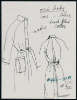 Cashin's illustrations of ready-to-wear designs for Russell Taylor, Spring 1980 - 1981 collection. b048_f05-20