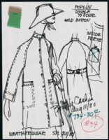 Cashin's illustrations of ready-to-wear designs for Russell Taylor, Spring 1980 - 1981 collection. b048_f05-23