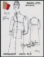 Cashin's illustrations of ready-to-wear designs for Russell Taylor, Spring 1980 - 1981 collection. b048_f05-28