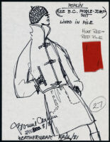 Cashin's illustrations of ready-to-wear designs for Russell Taylor, Fall 1981 collection. b050_f01-26