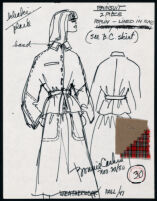 Cashin's illustrations of ready-to-wear designs for Russell Taylor, Fall 1981 collection. b050_f01-36