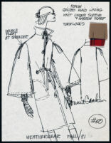 Cashin's illustrations of ready-to-wear designs for Russell Taylor, Fall 1981 collection. b050_f02-12