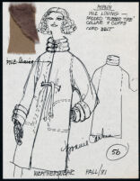 Cashin's illustrations of ready-to-wear designs for Russell Taylor, Fall 1981 collection. b050_f02-18