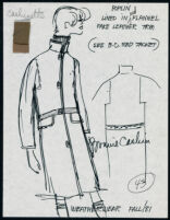 Cashin's illustrations of ready-to-wear designs for Russell Taylor, Fall 1981 collection. b050_f02-05