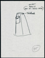 Cashin's illustrations of ready-to-wear designs for Russell Taylor, Fall 1981 collection. b050_f02-07