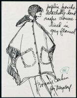 Cashin's illustrations of ready-to-wear designs for Russell Taylor, Fall 1981 collection. b050_f02-08