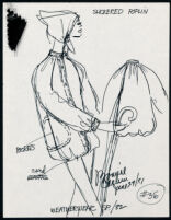 Cashin's illustrations of ready-to-wear designs for Russell Taylor, Spring 1982 collection. f01-25