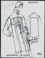 Cashin's illustrations of ready-to-wear designs for Russell Taylor, Spring 1982 collection. f01-20
