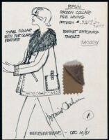 Cashin's illustrations of ready-to-wear designs for Russell Taylor, 1982 collection. f02-03