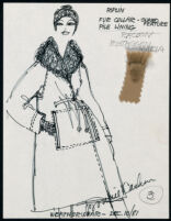 Cashin's illustrations of ready-to-wear designs for Russell Taylor, 1982 collection. f02-07