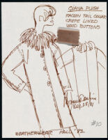 Cashin's illustrations of ready-to-wear designs for Russell Taylor, Fall 1982 collection. f03-05
