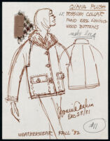 Cashin's illustrations of ready-to-wear designs for Russell Taylor, Fall 1982 collection. f03-07
