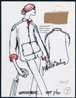 Cashin's illustrations of ready-to-wear designs for Russell Taylor. b052_f02-11