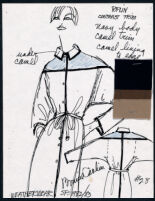Cashin's illustrations of ready-to-wear designs for Russell Taylor, Spring 1982 - 1983 collection. f03-05
