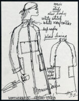 Cashin's illustrations of ready-to-wear designs for Russell Taylor, Spring 1982 - 1983 collection. f03-12