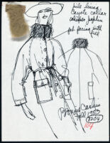 Cashin's illustrations of ready-to-wear designs for Russell Taylor, Fall 1983 collection. f04-08