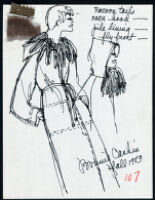 Cashin's illustrations of ready-to-wear designs for Russell Taylor, Fall 1983 collection. f04-13