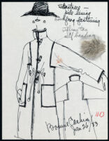 Cashin's illustrations of ready-to-wear designs for Russell Taylor, Fall 1983 collection. f04-19